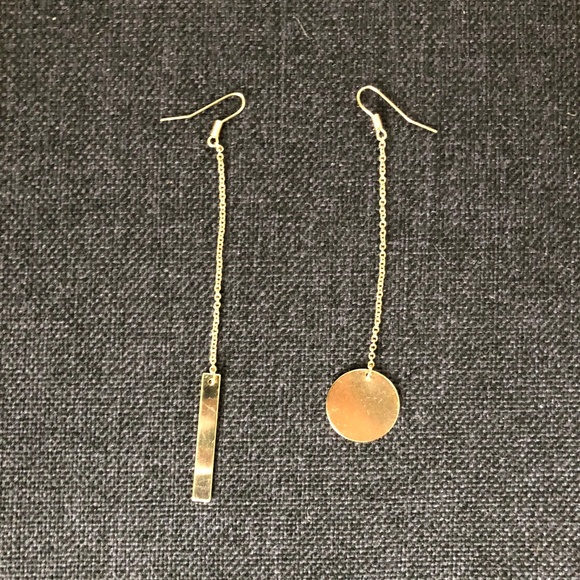 ASOS Jewelry - mismatched circle and rectangle earrings